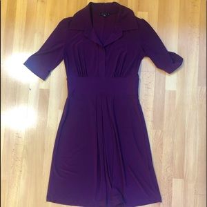 Tiana B Plum Dress